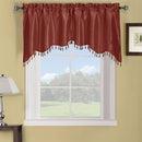 Soho Swag Valance 70"Wx30"L-Royal Tradition-Rust-Egyptian Linens