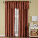 Soho Faux Silk Rod Pocket Curtain Panels- Matching Valance (Single)-Royal Tradition-Egyptian Linens
