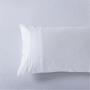Pre-Washed Belgian Flax Linen Cotton Pillowcases (Pair)