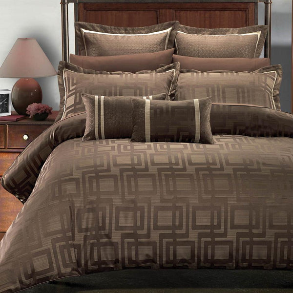 Duvet Cover Set - Janet-Royal Hotel Bedding-Full/Queen-Egyptian Linens